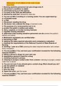 Nebraska State Medication Aide Exam PRACTICE Study online at https://quizlet.com/_8hmvw0 1. Nursing assistive personnel can give drugs only if: a. the person's condition is stable b. a licensed nurse is in the agency c. it is part of the CNA job descri