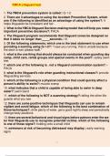 YMCA Lifeguard tes_The YMCA prevention system is called:: Q-1-2 2. There are 3 advantages to using the Accident Prevention System. which one if the following is identified as an advantage of using the system?: It helps lifeguards be consistent and fair