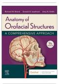 Anatomy of Orofacial Structures 9th Edition Brand Test Bank, All Chapters | Complete Guide A+