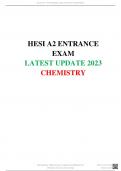 Hesi A2 Chemistry Latest Update 2023, Best Guide for Guaranteed Pass 2023/24