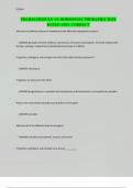 PHARM MODULE 14: HORMONAL THERAPIES TEST RATED 100% CORRECT