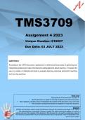 TMS3709 Assignment 4 2023 (816027)