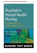 Psychiatric Mental Health Nursing by Mary Townsend 9th Edition | Complete Test Bank