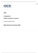 November 2021 MS - Paper 1 OCR (A) Chemistry AS-level Marking Scheme