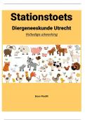 Volledige uitwerking van alle stations voor stationstoets jaar 3