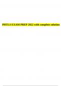 PHTLS EXAM PREP 2022-2023