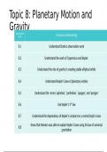 Naked-eye Astronomy, Planetary Motion and Gravity