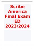 Scribe America Final Exam ED 2023/2024.