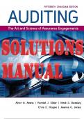 TEST BANK  & SOLUTIONS MANUAL  for Auditing: The Art and Science of Assurance Engagements, 15th & 18t  Canadian Editions by Alvin Arens, Randal Elder, Mark Beasley, Chris Hogan, Joanne Jones. (Complete Chapter 1-20).