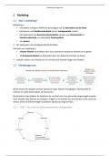 Marketing Management: samenvatting (boek + lesnotities + slides)