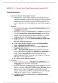 NURS 2111 OB and Peds Final Exam Study Guide 2023,100% CORRECT