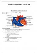 NR 340: Exam 2 Study Guide-Critical Care Study Guide Graded A+