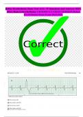 Relias Dysrhythmia Basic Test ALL 35 Questions and Answers 2023- 2024 (BasicA Dysrhythmia) GRADED A LATEST VERSION Relias  Dysrhythmia Basic Exam 2023-2024