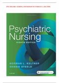 PSYCHIATRIC NURSING, 8TH EDITION BY NORMAN L. KELTNER