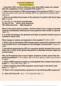 C785 Biochemistry preassessment 1. Assuming 100% reaction efficiency, how many DNA copies are created after the completion of four complete PCR cycles?: 16 2. What is the function of DNA polymerase in the process of PCR?: It recognizes the primers and use