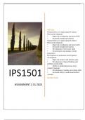 IPS1501 ASSIGNMENT 2 S1 2023