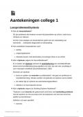 Uitgebreide COLLEGE-AANTEKENINGEN van IPO 2B