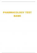 Pharmacology Question Bank 100% Verified Questions with Rationale(Pharmacology 04 - Test Bank)