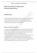 NR393 Course Project Phase 3: Reflection Paper