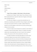 Chapter 12 Essay on Religion, A Study in Beauty, Truth, and Goodness