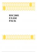 RSC2601 EXAM PACK.