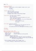 Handwritten Global Business History Small Summary 