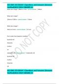 GCU BIO 333 EXAM 1 Questions and Answers (Answers Verified)2023/2024 GRADED A+