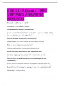 NUR 3145 Exam 1 100%  VERIFIED ANSWERS  2023/2024