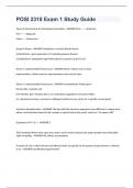 POSI 2310 Exam 1 Study Guide