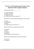 NYS Tow Truck Endorsement Practice Test 2 Questions With Complete Solutions