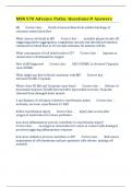 MSN 570 Advance Patho: Questions & Answers