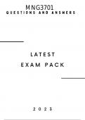 MNG3701 EXAM PACK 2023.