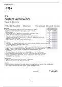  AQA  AS FURTHER MATHEMATICS Paper 2 Discrete MAY 2023