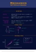 IEB - Grade 11 mechanics and newton’s laws  summary 