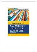 Test Bank for Safe Maternity & Pediatric Nursing Care 2nd edition by Linnard palmer all chapters complete, graded A+