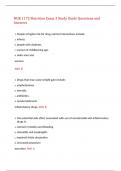 NUR 1172 Nutrition Exam 3 Study Guide Questions and Answers,100% CORRECT