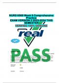 NURS 6568 Week 8 Comprehensive Practice EXAM VERSION 2 2023-2024 THIS SEMESTER VERIFIED 100% GENUINE