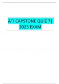 ATI CAPSTONE QUIZ 7| 2023 EXAM 