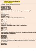 NYS Tow Truck Endorsement Practice Test 2 1. Cables must be wound _____________ A. Loosely and gently B. Tightly and evenly C. Taught and strong D. Loosely and even: B 2. What device is used to thread cable through it to form a loop?