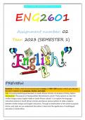 ENG2601 ASSIGNMENT 2 S1 2023