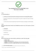 Exam (elaborations) CON 100 SHAPING SMART BUSINESS ARRANGEMENTS (CON100) Exam 2 2023.