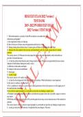 2020 Hesirne - 2019 -2022 PN HESI EXIT EXAM 2022 Version 1 TEST BANK