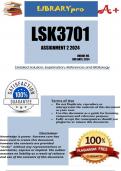 LSK3701 Assignment 2 (COMPLETE ANSWERS) 2024 (203452) - DUE 7 July 2024