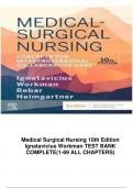 UPDATED NURSING TESTBANKS COMPREHENSIVE BUNDLE