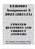 EED2601 Assignment 2 2023 (385151)