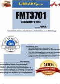 FMT3701 Assignment 2 (COMPLETE ANSWERS) 2024