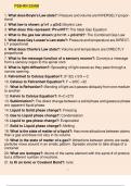 PSB-RN Exam Complete Questions And Answers Graded A+ 2023 Course PSB-RN Institution PSB-RN PSB-RN Exam Complete Questions And Answers Graded A+ 2023 What does Boyle's Law state? Pressure and volume are INVERSELY proportional What law is shown: p1v1 = p