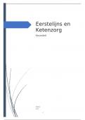 Keuzedeel Eerstelijns- en Ketenzorg examenverslag