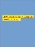 USPS Exam 421 SSA Academy COMPLETE 2023.