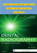 Test Bank for Dental Radiography Principles and Techniques, 5th Edition, Joen Iannucci, Laura Howerton